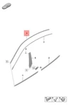 Genuine Porsche Taycan Y1A Trim Left 9J1853261B041. Fixed Price $463.94.