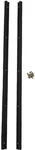 1957-60 Ford F-series Truck; Vent Window Rear Edge Seals; Rubber/metal. Fixed Price $27.99.