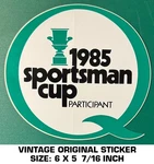 1985 Sportsman Cup Participant Quaker State- Vintage Original Decal Sticker. Fixed Price $10.12.