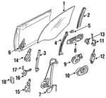 Genuine Mazda Window Regulator HG30-59-560D. Fixed Price $111.71.