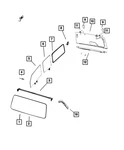 Genuine Mopar Windshield Header Weatherstrip 68271695AI. Fixed Price $84.71.