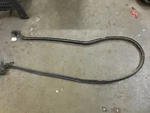 03-12 Mercedes SL500 Trunk Lid Rear Convertible Top Rubber Seal Trim Has Rip. Fixed Price $47.50.