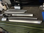 2002-2008 Audi B6 B7 S4/A4 Interior Molding Plaine Alminium Trim Set Used Oem. Fixed Price $225.00.