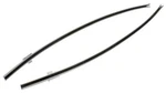 1964-66 Mustang Door Glass Run Channel With Felt Weatherstrip Pair. Fixed Price $110.35.