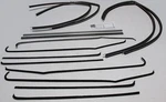 55 56 57 Chevy Bel Air 2-DOOR Sedan Window Felt Fuzzy Rubber Seal 14 Pc Kit. Fixed Price $299.00.