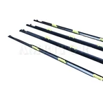 Oem 4X For 1996-2000 Honda Civic Dx 4D Window Trim Glass Door Belt Rubber Black. Fixed Price $77.04.