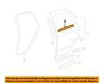 Gm Oem 95-05 Blazer Rear Door Components-belt W'strip 15708559. Fixed Price $25.91.
