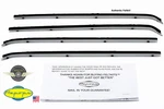 1956 Ford 2-DOOR Pickup Truck Window Felt Fuzzies Rubber Seal 4 Pc Kit. Fixed Price $155.99.