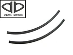 Vent Wing Post Seal (pair) Volkswagen Vw Bug Bus TYPE-3 Super Beetle 241837465. Fixed Price $12.45.