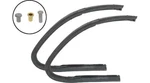 New 1940 Ford Closed Car Vent Window Seals Left And Right Molded 01A-7021448/9. Fixed Price $57.44.