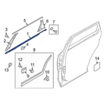 For Kia Sorento 2016-2020 83220C5000 Rear Right Door Belt Molding. Fixed Price $93.90.