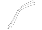 Genuine Nissan Windshield Molding 76837-1EA1B. Fixed Price $691.07.