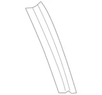 Black Front Passenger Side Door Window Rear Weatherstrip Retainer (10323518). Fixed Price $30.80.