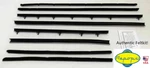 1966 1967 Gto 2-DOOR Sedan Post Window Felt Fuzzies Rubber Seal 8 Pc Kit. Fixed Price $269.99.