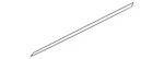 Genuine Hyundai Window Molding 83850-S1001. Fixed Price $46.10.