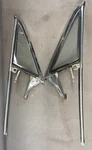 1965-1968 Ford Galaxie Vent Windows 2 Door Fastback Glass Frames Trim Moldings. Fixed Price $395.00.