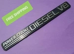 BIN23 99-01 Ford Power Stroke Diesel V8 Emblem Superduty Black F81B-16B114-ZC. Fixed Price $19.99.