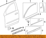 Gm Oem 07-17 Acadia Limited Front Door Exterior Trim-belt Molding 20940629. Fixed Price $166.89.