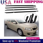 4PC Window Moulding Weatherstrip Trim Seal Belt Fit For Toyota Corolla 2009-2012. Fixed Price $30.07.