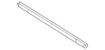 Genuine Mazda Door Window Belt Weatherstrip BDTS-73-821B. Fixed Price $25.10.