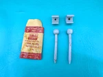 1957 1958 Ford Skyliner Retractable Sunvisor Clips & Pins 4 Pcs. Sunliner. 1959?. Fixed Price $65.00.