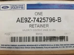 AE9Z-7425796-B Lincoln Ford Oem 10-18 Mkt Glass-rear Door-rear Retainer Right. Fixed Price $30.99.