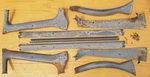 Rear Window Garnish Trim Studebaker Lark Wagon 1960 1961 1962 1983 1964. Fixed Price $111.11.