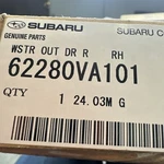 Genuine Oem Subaru 62280VA101 Passenger Rh Rear Door Belt Molding 2015-2021 Wrx. Fixed Price $100.00.