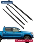 Window Trim Seal, Weather Strip Belt Set, Compatible With 2005-2015 Toyota Tacom. Fixed Price $77.61.