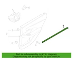 Belt Weather-strip Hyundai (83230-L1000) 2020-2023 Sonata 83230L1000. Fixed Price $19.80.