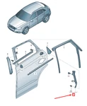 New Audi Q3 Rear Right Window Regulator Guide 8U0839068B Original No Duty. Fixed Price $39.50.