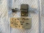 Late Mercedes Benz Ponton 180B 190B Left Front Rear Cone Style Door Striker. Fixed Price $125.00.