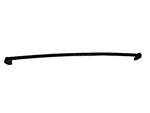 2016-2025 Tesla Model X Rear Left Upper Falcon Door Glass Seal Lh 1090636-00-A. Fixed Price $87.87.
