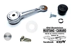 1968-1969 Mustang Door Window Crank With Knob Standard Black. Fixed Price $34.95.
