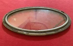 1920S 1930S Oval Rear Window W/ Glass And Frame. Fixed Price $84.50.