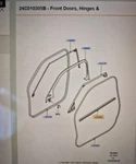 Genuine Land Rover Range Evoque 12- Weatherstrip Lh Door LR092055. Fixed Price $22.81.