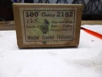 125 Pcs 1941-53 Olds, Cady. Chev, Pontiac Window Channel Fastener Auveco #2182. Fixed Price $75.00.