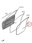 Genuine Brand New Rh Front Door Belt Inside Weatherstrip Kia Seltos 2019-2021 #b. Fixed Price $195.24.
