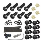 42X Anti Theft License Plate Screws Stainless Steel Bolts Caps Car Fasteners Kit. Fixed Price $7.49.
