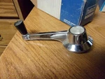 Nos 1963 1964 Ford Inside Window Handle With Black Knob # C3AZ-6223342-A1. Fixed Price $35.00.