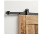 Signature Hardware HBD5030X60BK 60" Top Mounted Sliding Barn Door Track Black. Fixed Price $80.26.