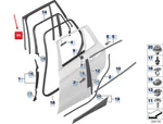 Bmw X2 F39 Window Guide Rear Left 51357420835. Fixed Price $176.86.
