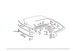 A1297703998 Mercedes Benz W129 Sl Roof Seal Folding Top Front Rail Genuine. Fixed Price $441.22.