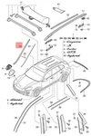Genuine Porsche Cayenne Water Deflector Strip Left Satin Black 958559327009B9. Fixed Price $66.06.