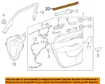 Gm Oem 17-23 XT5 Rear Door Interior Trim-belt W'strip 23198091. Fixed Price $160.06.
