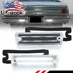 2X Clear White Led Backup Reverse Light Lenses For 1965 1967 Chevelle Camino. Fixed Price $49.99.