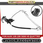 Front Left Lh Power Window Regulator W/ Motor For Audi 100 200 5000 V8 Quattro. Fixed Price $48.99.