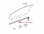 Mercedes-benz Cl Coupe C216 Front Left Door Sealing Rail A2167200324 No Duty. Fixed Price $512.52.