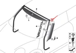 New Mini Cabrio F57 Right Column Cover 51137356298 Original No Duty. Fixed Price $101.59.