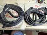 Studebaker 1343148-9 Front Door Weatherstrip Seals 1959-62 Lark Nos Moulded. Fixed Price $74.99.